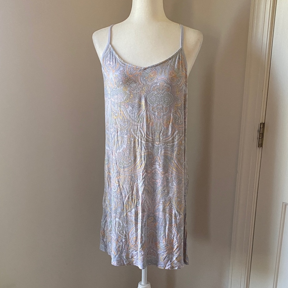 Soma Lace Trim Paisley nightgown